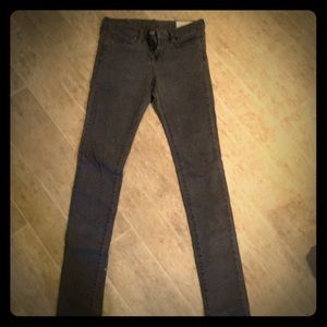 Dark grey skinny jeans